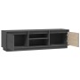 TV-Ständer aus massivem Kiefernholz grau 140x35x40 cm von vidaXL, TV-Möbel - Ref: Foro24-814316, Preis: 112,95 €, Rabatt: %