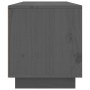 TV-Ständer aus massivem Kiefernholz grau 140x35x40 cm von vidaXL, TV-Möbel - Ref: Foro24-814316, Preis: 112,95 €, Rabatt: %