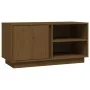 TV-Ständer aus massivem Kiefernholz honigbraun 80x35x40,5 cm von vidaXL, TV-Möbel - Ref: Foro24-814467, Preis: 57,15 €, Rabat...