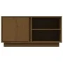 TV-Ständer aus massivem Kiefernholz honigbraun 80x35x40,5 cm von vidaXL, TV-Möbel - Ref: Foro24-814467, Preis: 57,15 €, Rabat...