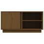 TV-Ständer aus massivem Kiefernholz honigbraun 80x35x40,5 cm von vidaXL, TV-Möbel - Ref: Foro24-814467, Preis: 57,73 €, Rabat...