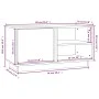 TV-Ständer aus massivem Kiefernholz honigbraun 80x35x40,5 cm von vidaXL, TV-Möbel - Ref: Foro24-814467, Preis: 57,15 €, Rabat...