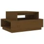 Solid pine honey brown coffee table 80x55x40.5 cm by vidaXL, Coffee table - Ref: Foro24-814517, Price: 72,38 €, Discount: %