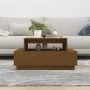 Solid pine honey brown coffee table 80x55x40.5 cm by vidaXL, Coffee table - Ref: Foro24-814517, Price: 72,38 €, Discount: %