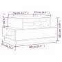 Solid pine honey brown coffee table 80x55x40.5 cm by vidaXL, Coffee table - Ref: Foro24-814517, Price: 72,38 €, Discount: %