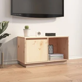 TV-Schrank aus massivem Kiefernholz, 74 x 35 x 44 cm von vidaXL, TV-Möbel - Ref: Foro24-814334, Preis: 51,82 €, Rabatt: %