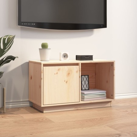 TV-Schrank aus massivem Kiefernholz, 74 x 35 x 44 cm von vidaXL, TV-Möbel - Ref: Foro24-814334, Preis: 52,47 €, Rabatt: %