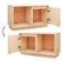 TV-Schrank aus massivem Kiefernholz, 74 x 35 x 44 cm von vidaXL, TV-Möbel - Ref: Foro24-814334, Preis: 51,82 €, Rabatt: %
