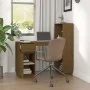 Schreibtisch aus massivem Kiefernholz in Honigbraun, 110 x 53 x 117 cm von vidaXL, Schreibtische - Ref: Foro24-814512, Preis:...