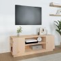 TV-Schrank aus massivem Kiefernholz, 110 x 35 x 40,5 cm von vidaXL, TV-Möbel - Ref: Foro24-814409, Preis: 63,65 €, Rabatt: %