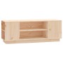 TV-Schrank aus massivem Kiefernholz, 110 x 35 x 40,5 cm von vidaXL, TV-Möbel - Ref: Foro24-814409, Preis: 63,65 €, Rabatt: %