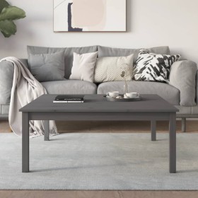 Couchtisch aus massivem grauem Kiefernholz 100x100x40 cm von vidaXL, Couchtisch - Ref: Foro24-814291, Preis: 69,62 €, Rabatt: %