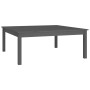 Mesa de centro de madera maciza de pino gris 100x100x40 cm de vidaXL, Mesas de centro - Ref: Foro24-814291, Precio: 69,67 €, ...