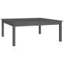 Solid gray pine wood coffee table 100x100x40 cm by vidaXL, Coffee table - Ref: Foro24-814291, Price: 69,02 €, Discount: %