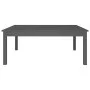 Solid gray pine wood coffee table 100x100x40 cm by vidaXL, Coffee table - Ref: Foro24-814291, Price: 69,02 €, Discount: %