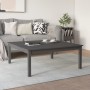 Mesa de centro de madera maciza de pino gris 100x100x40 cm de vidaXL, Mesas de centro - Ref: Foro24-814291, Precio: 69,67 €, ...