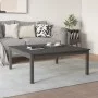 Solid gray pine wood coffee table 100x100x40 cm by vidaXL, Coffee table - Ref: Foro24-814291, Price: 69,02 €, Discount: %