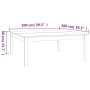 Couchtisch aus massivem grauem Kiefernholz 100x100x40 cm von vidaXL, Couchtisch - Ref: Foro24-814291, Preis: 69,62 €, Rabatt: %