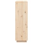 Tall solid pine wood sideboard 110.5x35x117 cm by vidaXL, Sideboards - Ref: Foro24-814369, Price: 159,41 €, Discount: %