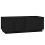 Mesa de centro de madera maciza de pino negro 110x50x40 cm de vidaXL, Mesas de centro - Ref: Foro24-814433, Precio: 87,50 €, ...