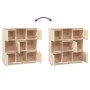 Tall solid pine wood sideboard 110.5x35x117 cm by vidaXL, Sideboards - Ref: Foro24-814369, Price: 159,41 €, Discount: %