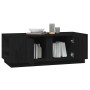Mesa de centro de madera maciza de pino negro 110x50x40 cm de vidaXL, Mesas de centro - Ref: Foro24-814433, Precio: 87,50 €, ...