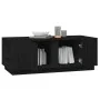 Mesa de centro de madera maciza de pino negro 110x50x40 cm de vidaXL, Mesas de centro - Ref: Foro24-814433, Precio: 87,50 €, ...