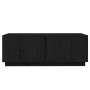 Mesa de centro de madera maciza de pino negro 110x50x40 cm de vidaXL, Mesas de centro - Ref: Foro24-814433, Precio: 87,50 €, ...