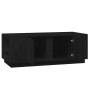 Mesa de centro de madera maciza de pino negro 110x50x40 cm de vidaXL, Mesas de centro - Ref: Foro24-814433, Precio: 87,50 €, ...