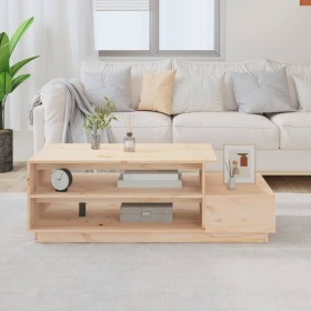 Couchtisch aus massivem Kiefernholz, 120 x 50 x 40,5 cm von vidaXL, Couchtisch - Ref: Foro24-814414, Preis: 83,31 €, Rabatt: %