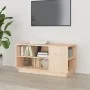TV-Ständer aus massivem Kiefernholz 80x35x40,5 cm von vidaXL, TV-Möbel - Ref: Foro24-814404, Preis: 53,23 €, Rabatt: %
