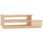 Solid pine wood coffee table 120x50x40.5 cm by vidaXL, Coffee table - Ref: Foro24-814414, Price: 82,56 €, Discount: %