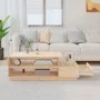 Couchtisch aus massivem Kiefernholz, 120 x 50 x 40,5 cm von vidaXL, Couchtisch - Ref: Foro24-814414, Preis: 82,56 €, Rabatt: %