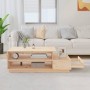 Solid pine wood coffee table 120x50x40.5 cm by vidaXL, Coffee table - Ref: Foro24-814414, Price: 83,26 €, Discount: %