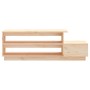 Solid pine wood coffee table 120x50x40.5 cm by vidaXL, Coffee table - Ref: Foro24-814414, Price: 83,26 €, Discount: %