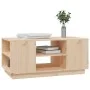 Solid pine wood coffee table 90x49x40.5 cm by vidaXL, Coffee table - Ref: Foro24-814399, Price: 68,50 €, Discount: %