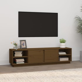 Honigbrauner TV-Schrank aus massivem Kiefernholz, 156 x 40 x 40 cm von vidaXL, TV-Möbel - Ref: Foro24-814457, Preis: 105,85 €...