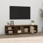 Honey brown solid pine wood TV cabinet 156x40x40 cm by vidaXL, TV Furniture - Ref: Foro24-814457, Price: 104,85 €, Discount: %