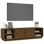 Honey brown solid pine wood TV cabinet 156x40x40 cm by vidaXL, TV Furniture - Ref: Foro24-814457, Price: 104,85 €, Discount: %