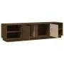 Honey brown solid pine wood TV cabinet 156x40x40 cm by vidaXL, TV Furniture - Ref: Foro24-814457, Price: 104,85 €, Discount: %