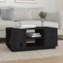 Mesa de centro de madera maciza de pino negro 90x49x40,5 cm de vidaXL, Mesas de centro - Ref: Foro24-814403, Precio: 73,82 €,...