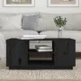 Mesa de centro de madera maciza de pino negro 90x49x40,5 cm de vidaXL, Mesas de centro - Ref: Foro24-814403, Precio: 73,82 €,...