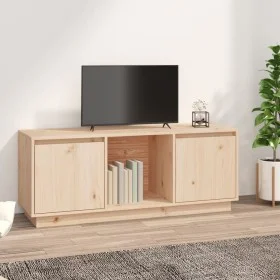Mueble de TV de madera maciza de pino 110,5x35x44 cm de vidaXL, Muebles TV - Ref: Foro24-814339, Precio: 71,67 €, Descuento: %