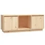 Mueble de TV de madera maciza de pino 110,5x35x44 cm de vidaXL, Muebles TV - Ref: Foro24-814339, Precio: 71,67 €, Descuento: %