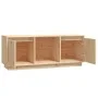 Mueble de TV de madera maciza de pino 110,5x35x44 cm de vidaXL, Muebles TV - Ref: Foro24-814339, Precio: 71,67 €, Descuento: %