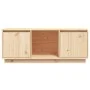 Mueble de TV de madera maciza de pino 110,5x35x44 cm de vidaXL, Muebles TV - Ref: Foro24-814339, Precio: 71,67 €, Descuento: %