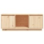 TV-Schrank aus massivem Kiefernholz, 110,5 x 35 x 44 cm von vidaXL, TV-Möbel - Ref: Foro24-814339, Preis: 72,59 €, Rabatt: %