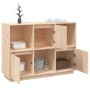 Solid pine wood sideboard 110.5x35x80 cm by vidaXL, Sideboards - Ref: Foro24-814354, Price: 112,03 €, Discount: %