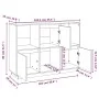 Sideboard aus massivem Kiefernholz 110,5x35x80 cm von vidaXL, Sideboards - Ref: Foro24-814354, Preis: 110,52 €, Rabatt: %