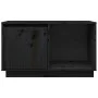 Massiver TV-Schrank aus schwarzem Kiefernholz, 74 x 35 x 44 cm von vidaXL, TV-Möbel - Ref: Foro24-814338, Preis: 45,65 €, Rab...
